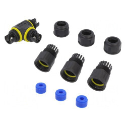 Conector Alimentare AC Terminal cu Șurub 450V IP68 | Electronic-mag.ro | Componente Electronice