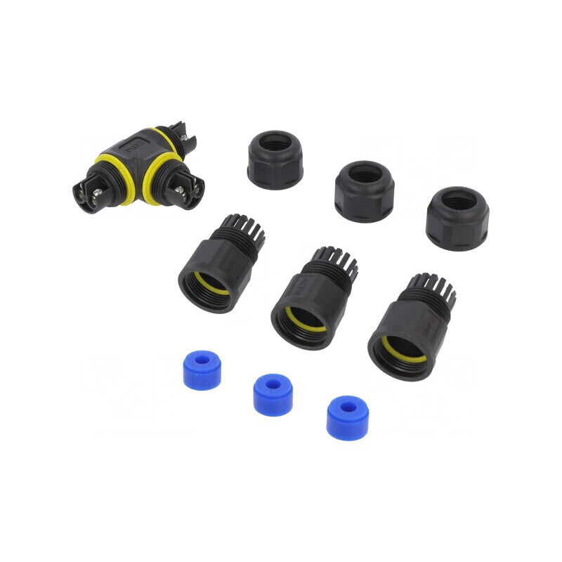 Conector Alimentare AC Terminal cu Șurub 450V IP68 | Electronic-mag.ro | Componente Electronice