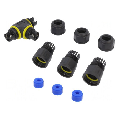 Conector Alimentare AC Terminal cu Șurub 450V IP68 | Electronic-mag.ro | Componente Electronice