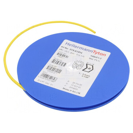 Markere Marcaj PVC galbenă 1-3mm -65÷105°C | Electronic-mag.ro | Componente Electronice