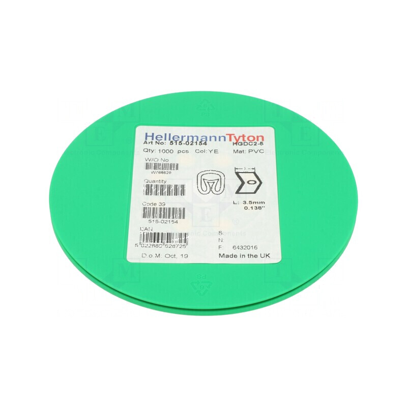 Markere Marcaj PVC Galben 2-5mm 65-105°C | Electronic-mag.ro | Componente Electronice