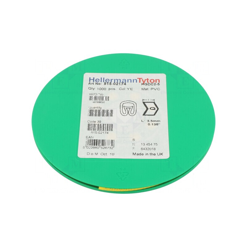 Markere Marcaj PVC Galben 2-5mm 65-105°C | Electronic-mag.ro | Componente Electronice Markere Marcaj PVC Galben 2-5mm 65-105°C | Electronic-mag.ro | Componente Electronice