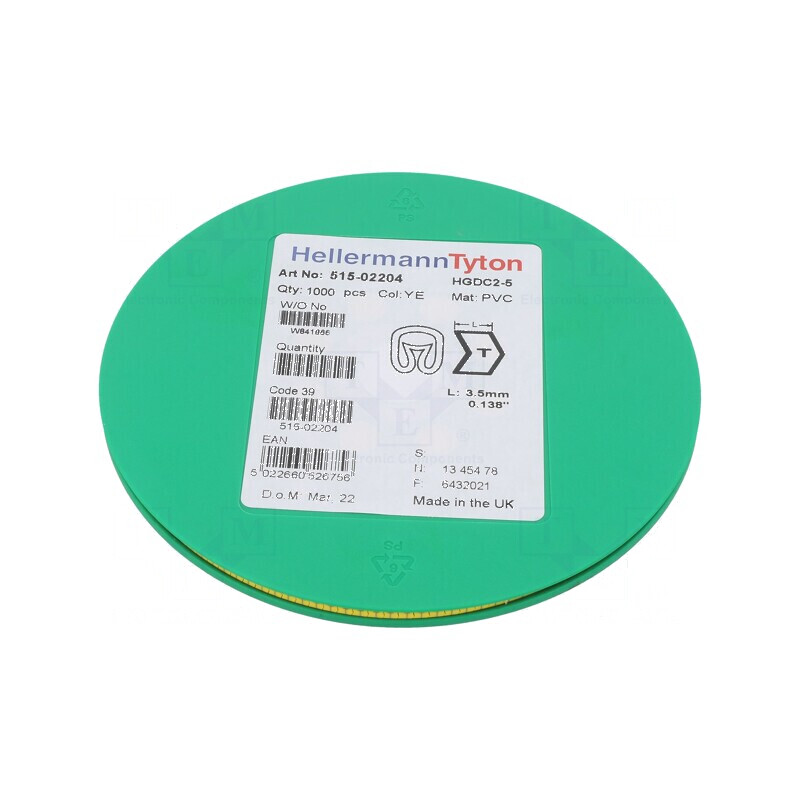 Markere Marcaj PVC galben 2-5mm 65-105°C | Electronic-mag.ro | Componente Electronice Markere Marcaj PVC galben 2-5mm 65-105°C | Electronic-mag.ro | Componente Electronice