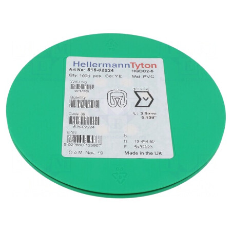 Markere Marcaj PVC Galben 2-5mm -65÷105°C | Electronic-mag.ro | Componente Electronice