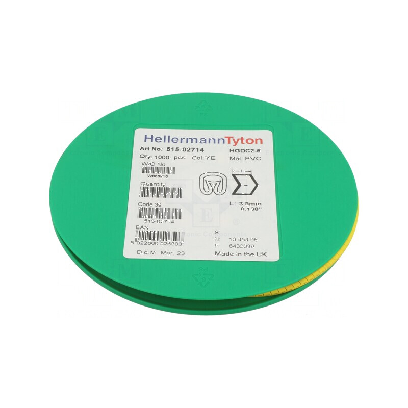 Markere Marcaj PVC galbenă 2-5mm -65÷105°C | Electronic-mag.ro | Componente Electronice Markere Marcaj PVC galbenă 2-5mm -65÷105°C | Electronic-mag.ro | Componente Electronice