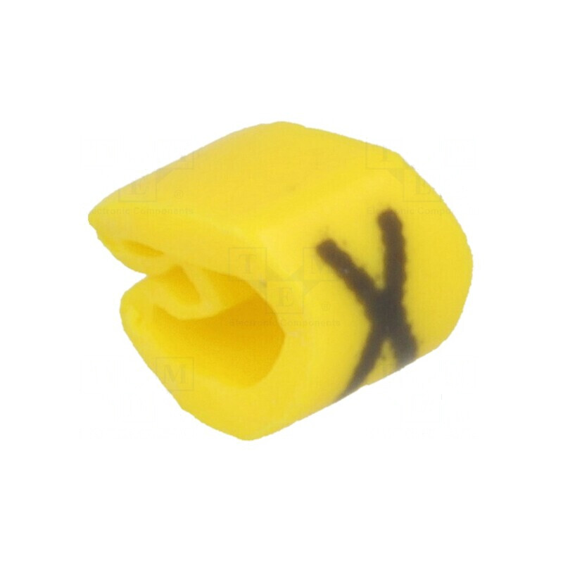 Markere Marcaj PVC Galben 2÷5mm 65÷105°C prin Orificiu | Electronic-mag.ro | Componente Electronice Markere Marcaj PVC Galben 2÷5mm 65÷105°C prin Orificiu | Electronic-mag.ro | Componente Electronice