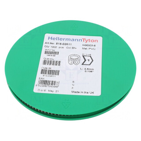Markere Marcaj PVC maro 1 2÷5mm 65÷105°C | Electronic-mag.ro | Componente Electronice