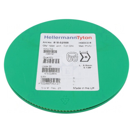 Markere Marcaj PVC Verde 5 2÷5mm -65÷105°C | Electronic-mag.ro | Componente Electronice