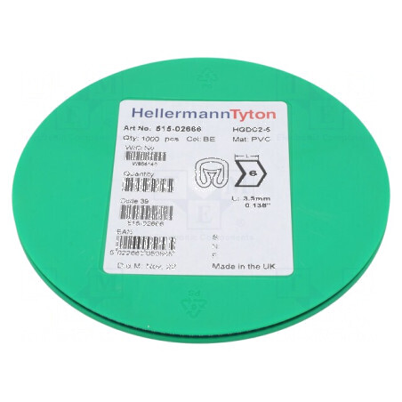 Markere Marcaj PVC Albastră 6 2÷5mm 65÷105°C | Electronic-mag.ro | Componente Electronice