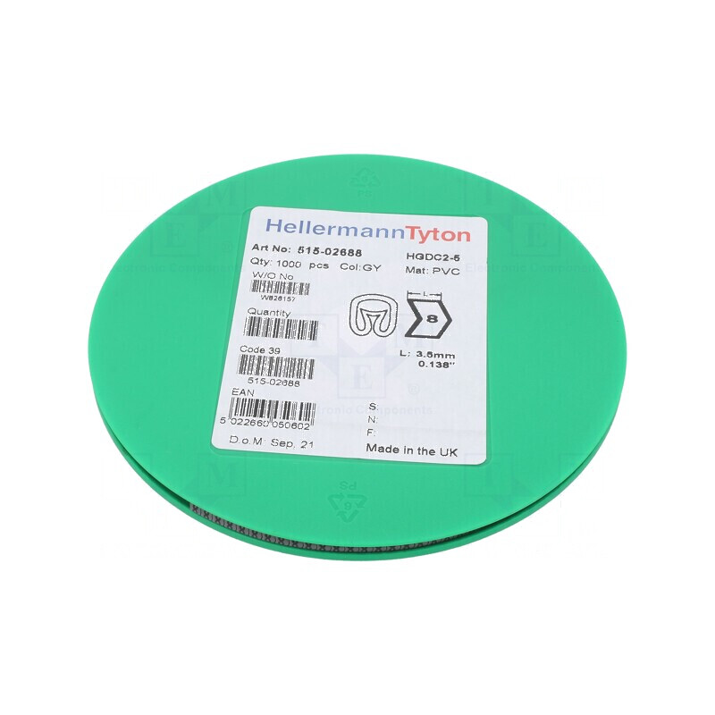 Markere Marcaj PVC gri 8 2÷5mm -65÷105°C | Electronic-mag.ro | Componente Electronice Markere Marcaj PVC gri 8 2÷5mm -65÷105°C | Electronic-mag.ro | Componente Electronice