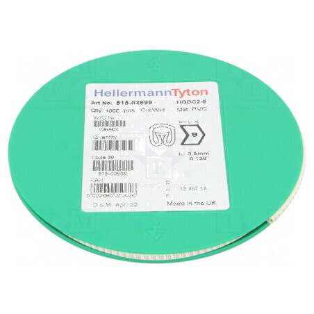 Markere Marcaj PVC Alb 9 2÷5mm -65÷105°C | Electronic-mag.ro | Componente Electronice