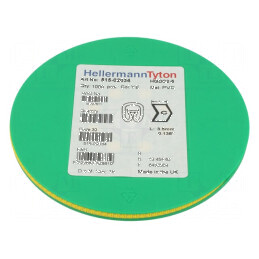 Markere Marcaj PVC Galben 2-5mm Temperatura -65÷105°C | Electronic-mag.ro | Componente Electronice