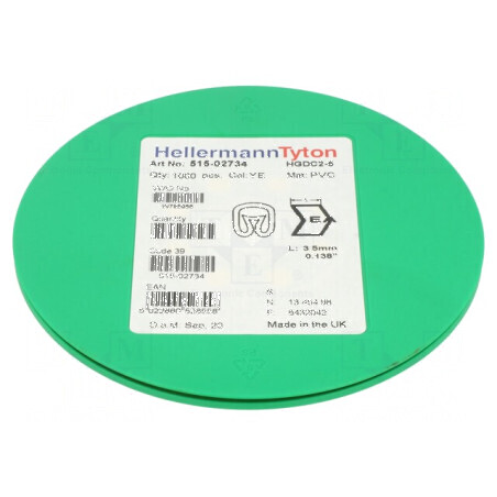 Marker de Marcaj PVC Galben - 2÷5mm, Temperaturi 65÷105°C | Electronic-mag.ro | Componente Electronice