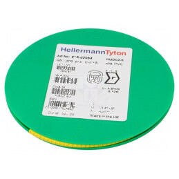 Markere Marcaj PVC Galben 2-5mm 65-105°C | Electronic-mag.ro | Componente Electronice