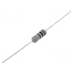Rezistor bobinat THT 4,7Ω 1W ±5% Ø3,5x10mm 400ppm/°C axial | Electronic-mag.ro | Componente Electronice