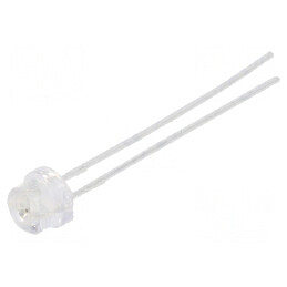 LED galben 4,8mm 350mcd 100° convex THT | Electronic-mag.ro | Componente Electronice