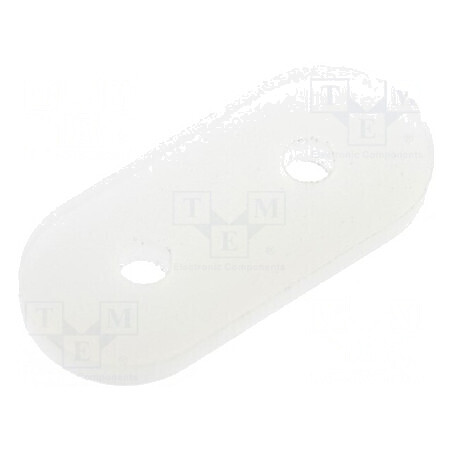 Soclu izolant poliamidă naturală 11,2x5x1mm pentru cuart | Electronic-mag.ro | Componente Electronice