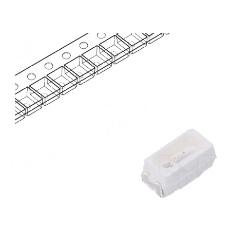 LED SMD 3014 PLCC2 Albastru 230-530mcd 3x1,32x1,4mm 120° | Electronic-mag.ro | Componente Electronice