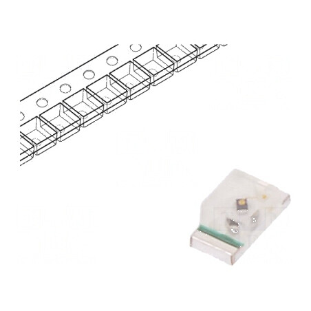 LED SMD 0603 Verde-Galben 40-100mcd 1,6x0,8x0,7mm 140° 20mA | Electronic-mag.ro | Componente Electronice
