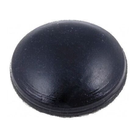 Picioruş autoadeziv negru din gumă 8mm x 2mm x 1mm | Electronic-mag.ro | Componente Electronice