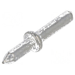 Vârf pin de lipire THT cositorit nichelat alamă 1,3mm | Electronic-mag.ro | Componente Electronice