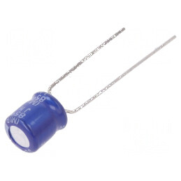 Condensator electrolitic THT 220uF 6,3V 6,3x7mm ±20% | Electronic-mag.ro | Componente Electronice
