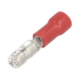 Terminal rotund tată Ø 4mm 0,5-1,5mm² crimpat pe cablu | Electronic-mag.ro | Componente Electronice