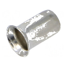 Vârf tub de capăt neizolat cupru 4mm2 6mm cositorit crimpat | Electronic-mag.ro | Componente Electronice