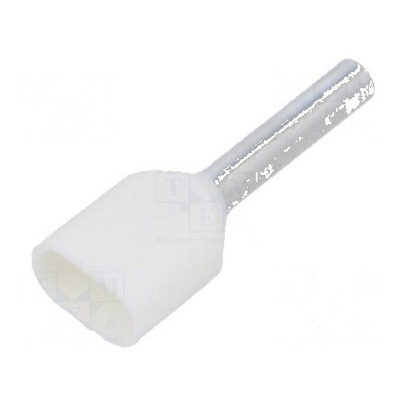 Vârf tub capăt izolată dublă cupru 0,5mm² 8mm cositorit | Electronic-mag.ro | Componente Electronice