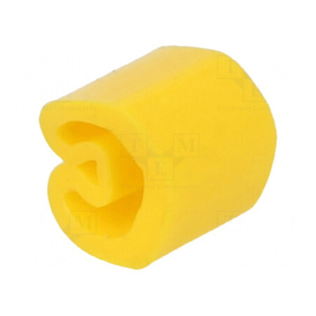 Marker de marcaj gol 1,3-3mm PVC galben -30 la 80°C CLI C H 3mm | Electronic-mag.ro | Componente Electronice