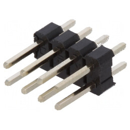 Conector şiruri pini tată 8 PIN 2,54mm THT | Electronic-mag.ro | Componente Electronice