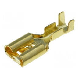Terminal plat 6,3mm 1÷2,5mm² cu clichet mamă | Electronic-mag.ro | Componente Electronice