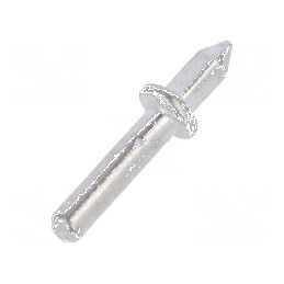 Vârf pin de lipire THT argintat alamă Ø 1,3mm Lungime 9,7mm | Electronic-mag.ro | Componente Electronice