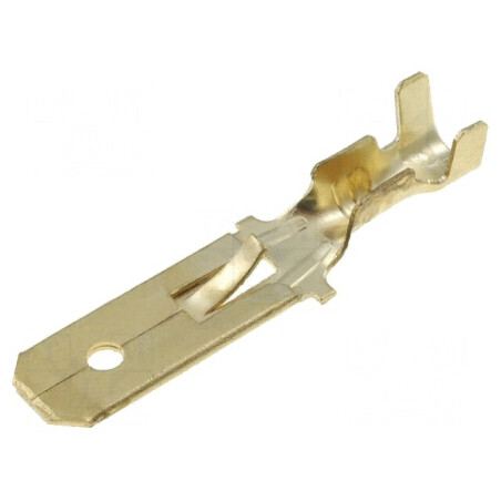 Terminal plat 6,3mm 1-2,5mm² clichet tată | Electronic-mag.ro | Componente Electronice