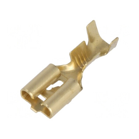 Terminal plat 6,3mm mamă 1÷2,5mm² crimpat pe cablu | Electronic-mag.ro | Componente Electronice