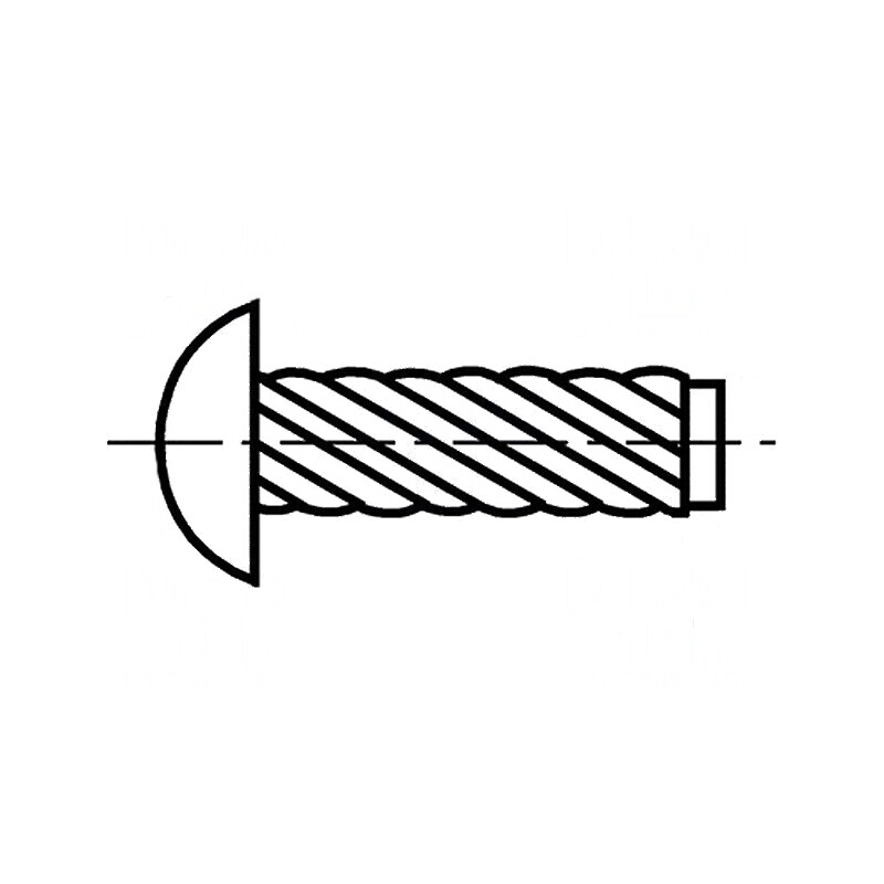 Nit cu şurub din oţel călit BN 896, 3,17mm | Electronic-mag.ro | Componente Electronice
