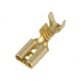 Terminal plat 4,8mm 0,5mm mamă crimpat pentru cablu 0,5÷2mm² | Electronic-mag.ro | Componente Electronice