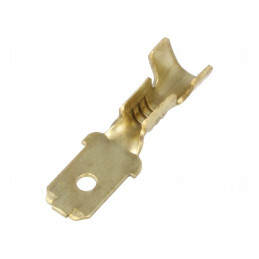 Terminal plat 4,8mm tată 0,1-1mm² crimpat pe cablu | Electronic-mag.ro | Componente Electronice