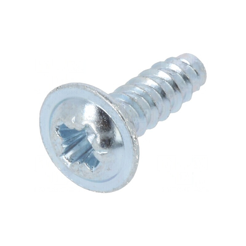 Şurub plastic cu flanşă 2,9x9,5 Cap buton Phillips PH1 | Electronic-mag.ro | Componente Electronice