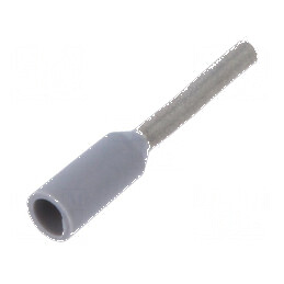 Vârf tub capăt izolată cupru 0,14mm2 6mm gri | Electronic-mag.ro | Componente Electronice