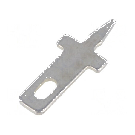 Terminal plat 2,8mm 0,5mm tată THT 12,5mm drept | Electronic-mag.ro | Componente Electronice