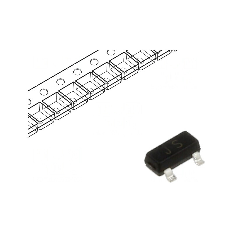 Diodă SMD 200V 0,2A 50ns SOT23 Ufmax 1,25V 0,225W | Electronic-mag.ro | Componente Electronice Diodă SMD 200V 0,2A 50ns SOT23 Ufmax 1,25V 0,225W | Electronic-mag.ro | Componente Electronice
