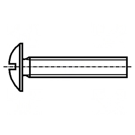 Şurub M3x8 0,5 Cap buton crestat 0,8mm oțel inoxidabil A2 | Electronic-mag.ro | Componente Electronice