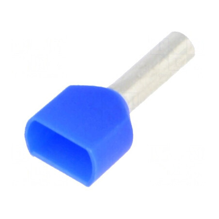 Vârf tub capăt izolată dublă cupru 2,5mm² 10mm cositorit | Electronic-mag.ro | Componente Electronice