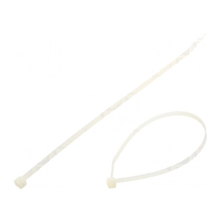 Colier de strângere poliamidă 250mm 4,8mm 220N naturală | Electronic-mag.ro | Componente Electronice