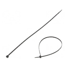 Colier de strângere poliamidă neagră 290mm 3,6mm 80N | Electronic-mag.ro | Componente Electronice