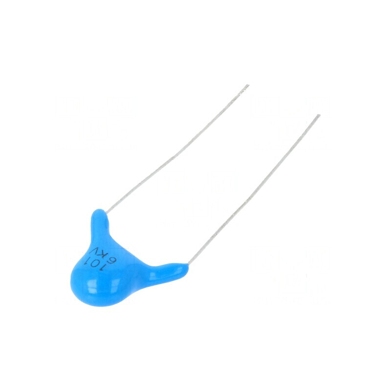 Condensator ceramic 100pF 6kV Y5P ±10% THT | Electronic-mag.ro | Componente Electronice