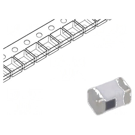 Inductor ceramic SMD 0603 12uH 600mA 280mΩ 100MHz -55÷125°C | Electronic-mag.ro | Componente Electronice