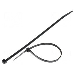 Colier de strângere poliamidă negru L: 203mm W: 4,6mm 215,5N | Electronic-mag.ro | Componente Electronice