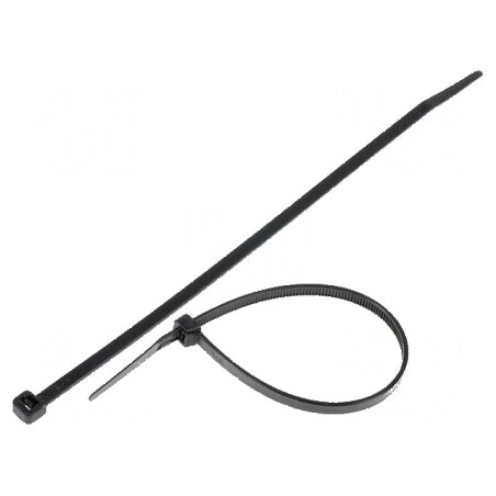 Colier de strângere poliamidă negru L: 203mm W: 4,6mm 215,5N | Electronic-mag.ro | Componente Electronice